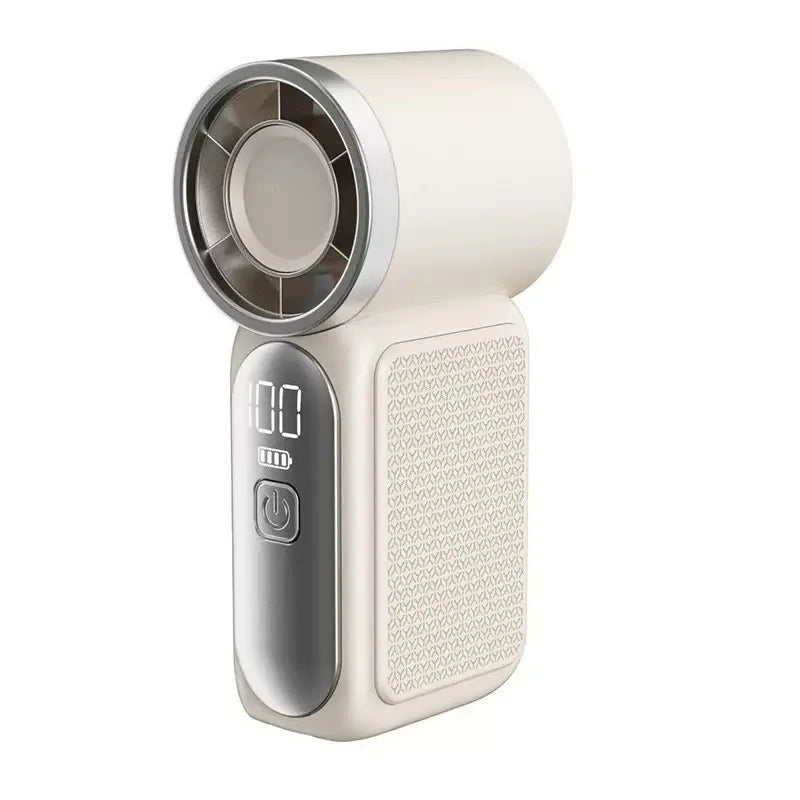 Portable Rechargeable Handheld Fan With Six Adjustable Speed Settings