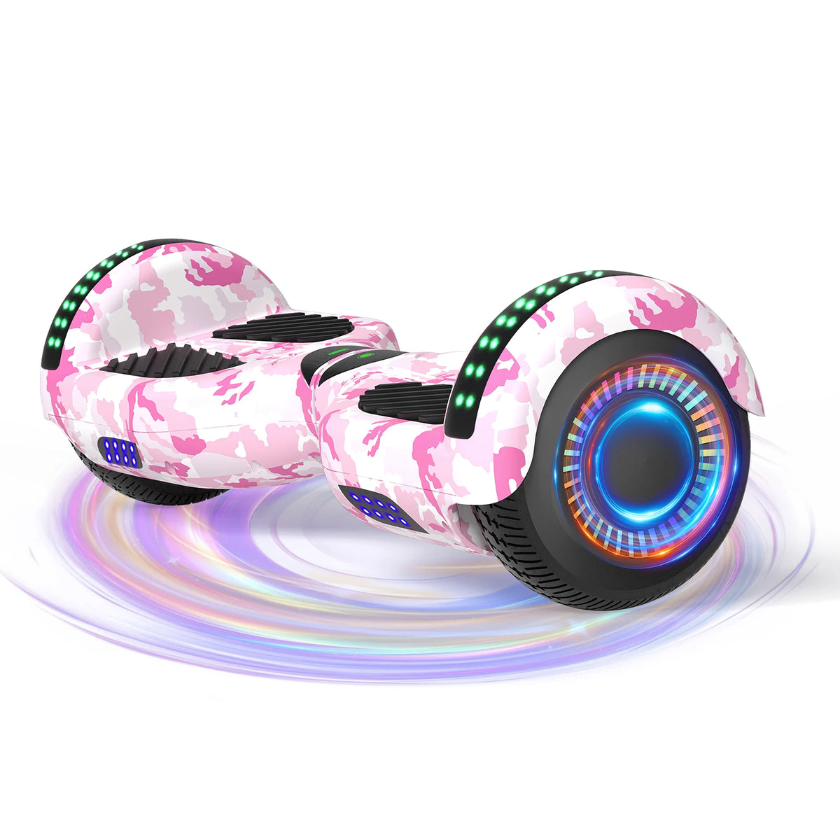 Commugo Self Balancing Hoverboard With Bluetooth Speaker And LED Lights