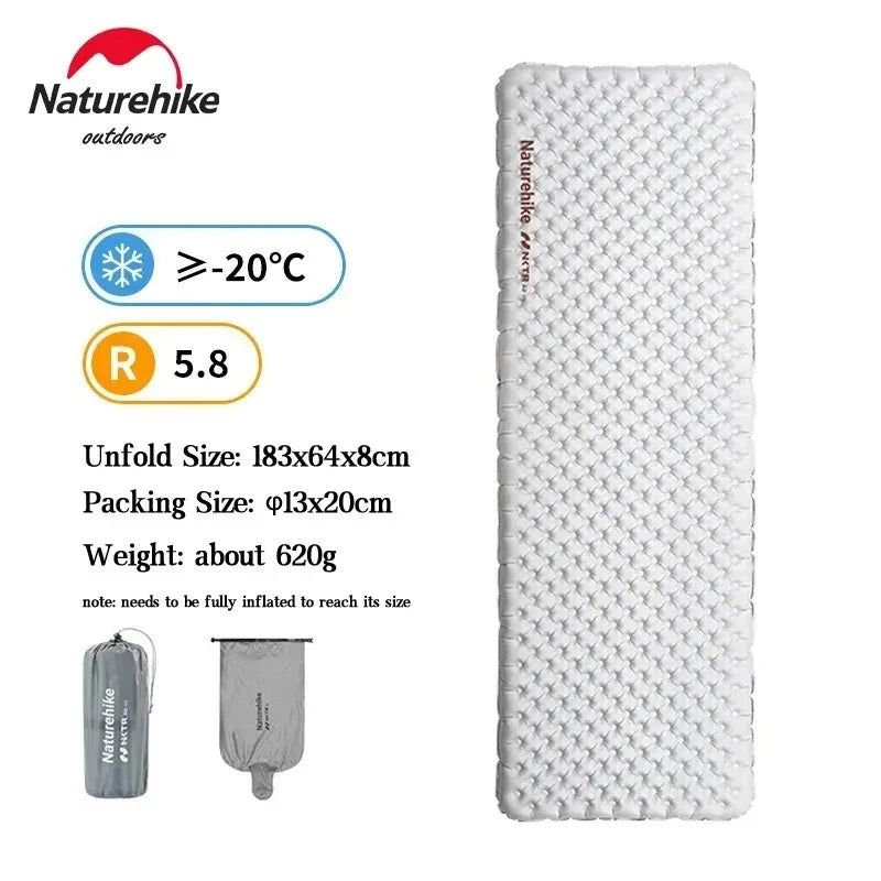 Naturehike Premium Inflatable Sleeping Pad Camping Mat