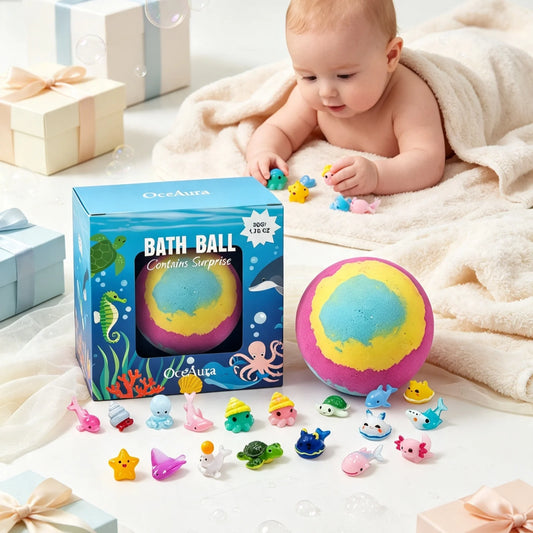 OceAura Ocean Toy Bath Salt Ball For Natural Moisturizing Care