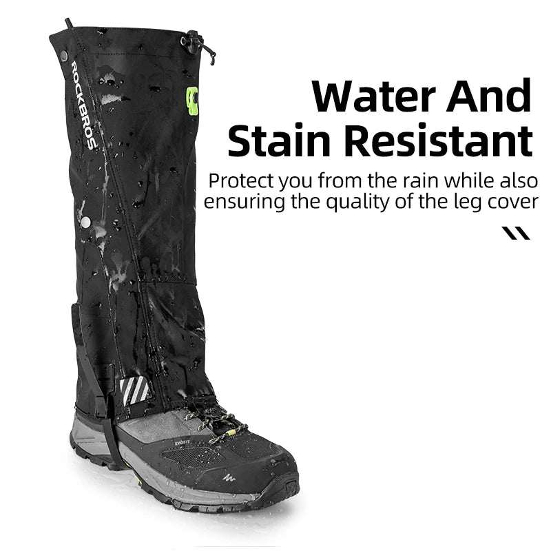 ROCKBROS Waterproof Outdoor Hiking And Ski Leg Gaiters