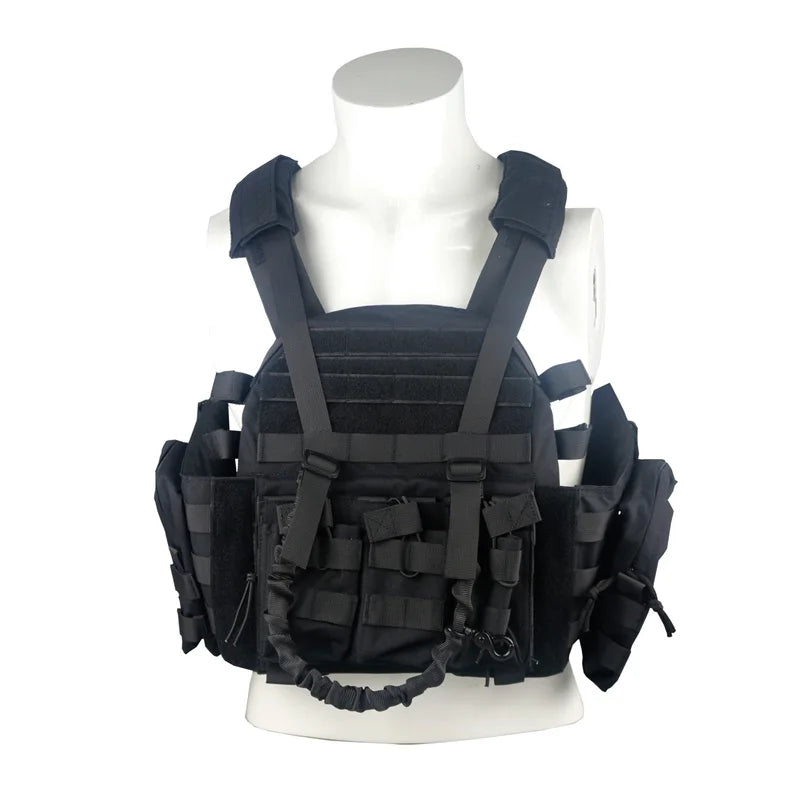Lqarmy Adjustable Modular Plate Carrier Tactical Vest For Hunting