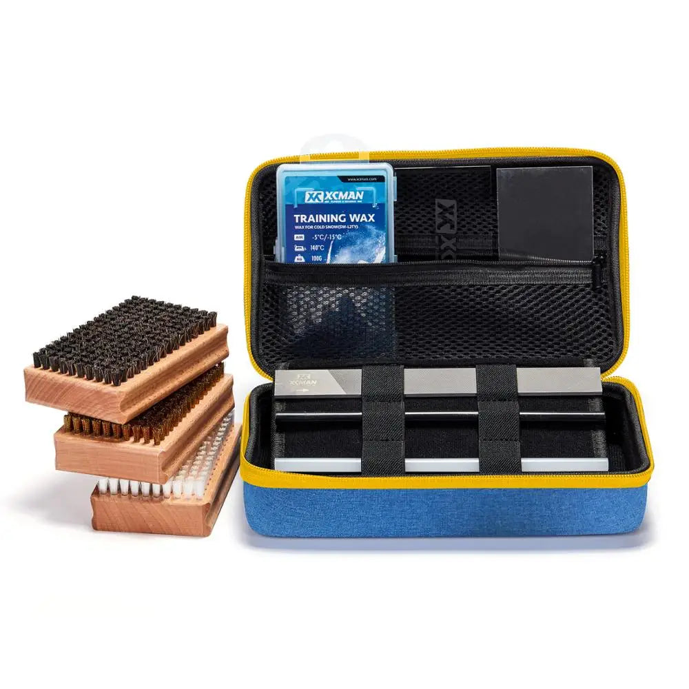 Xcman Ski Snowboard Waxing And Tuning Complete Brush Kit