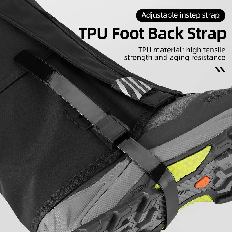ROCKBROS Waterproof Outdoor Hiking And Ski Leg Gaiters