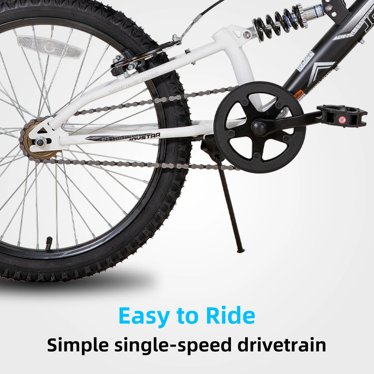 Joystar Dual Suspension Steel Frame Kids Mountain Bike