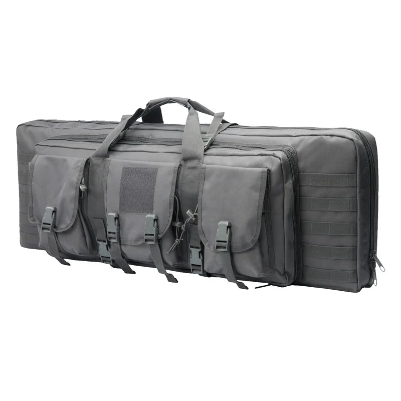 LQArmy Tactical Double Rifle Case Molle Hunting Airsoft Gun Backpack
