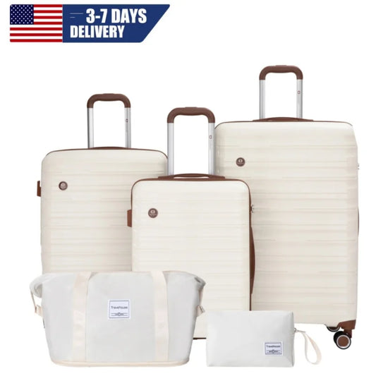Travelhouse Hardcase Spinner Luggage Set With TSA Lock