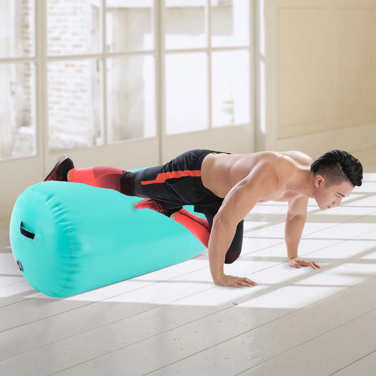 Inflatable Yoga Roller And Air Pump For Core Balance Training