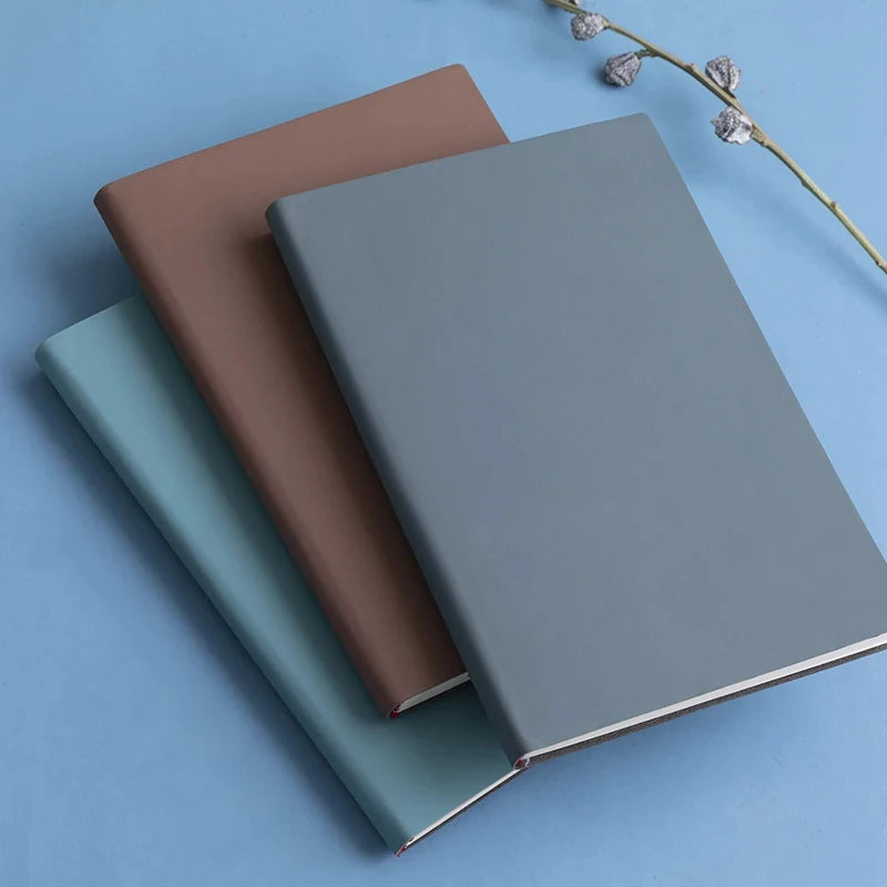 PU Leather Softcover Waterproof Journal Notebook Travel Office Planner