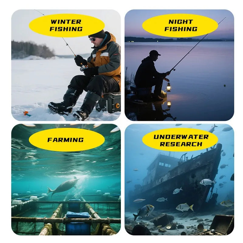 Portable Underwater Fishing Camera With Infrared Night Vision Fish Finder