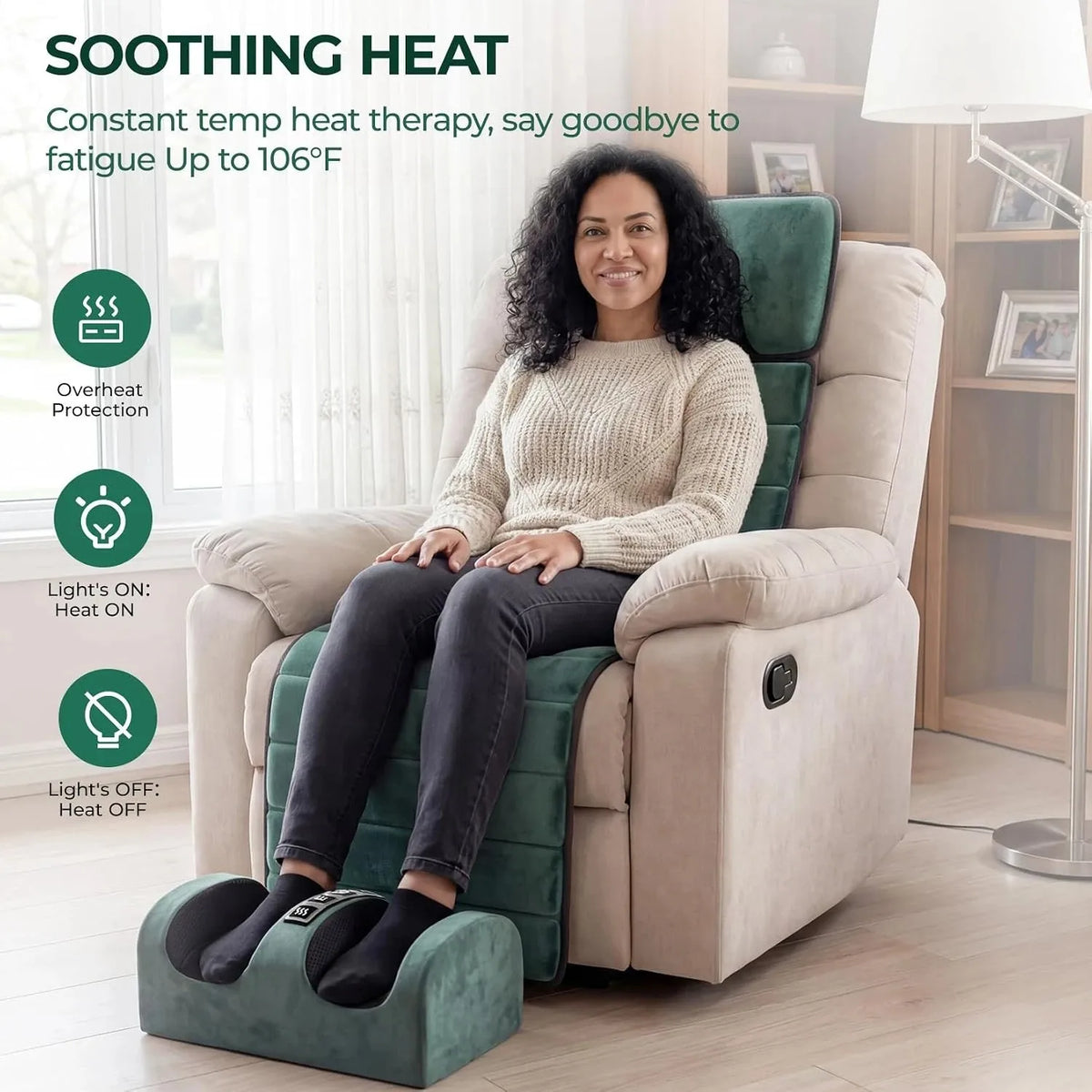 Homemassa Full Body Vibration Massage Pad For Muscle Relief