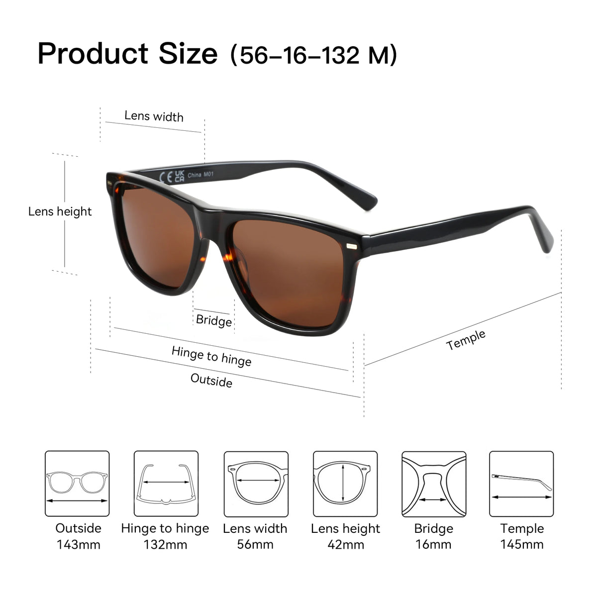 ZENOTTIC Mens Polarized Sunglasses With UV400 Protection