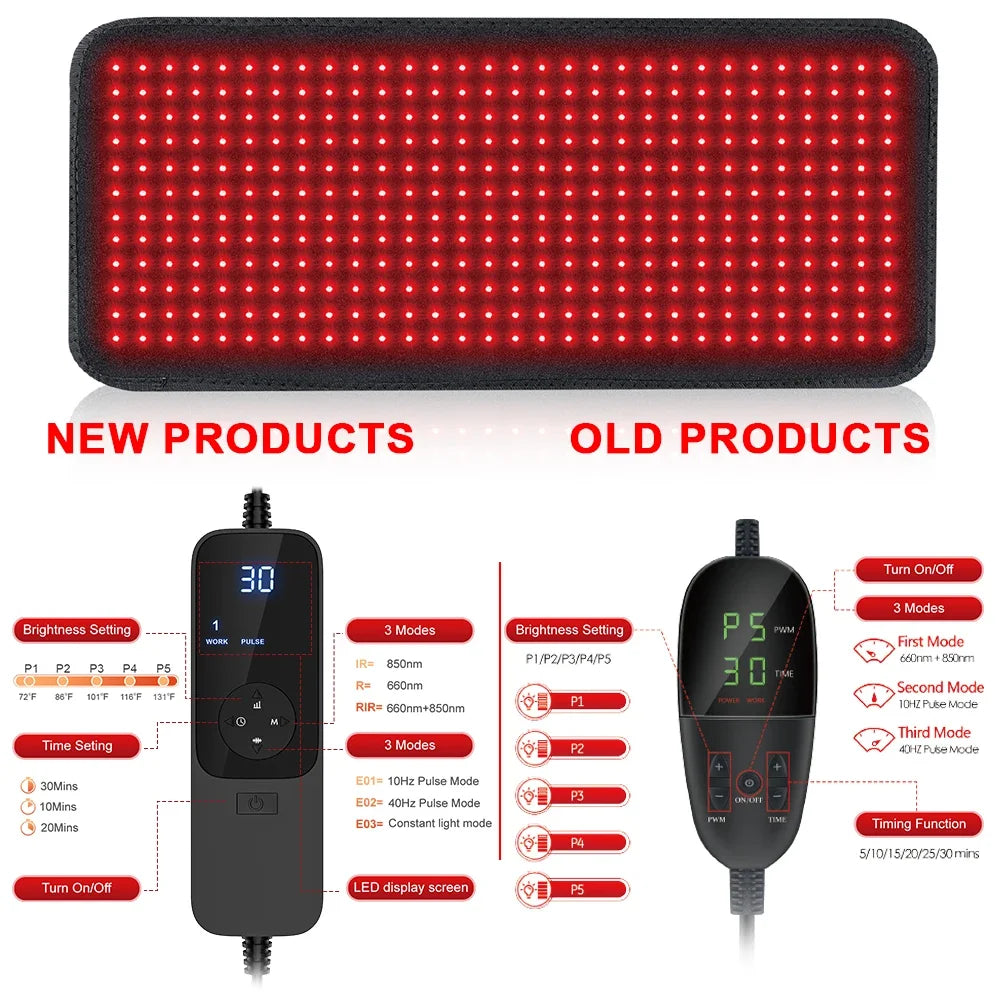 Astarexin Red Light Therapy Heating Pad For Muscle Care