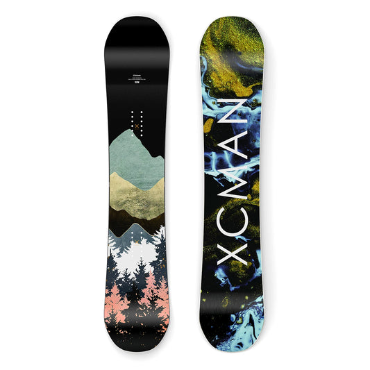 XCMAN Men All Mountain Snowboard With Camber Rocker Design