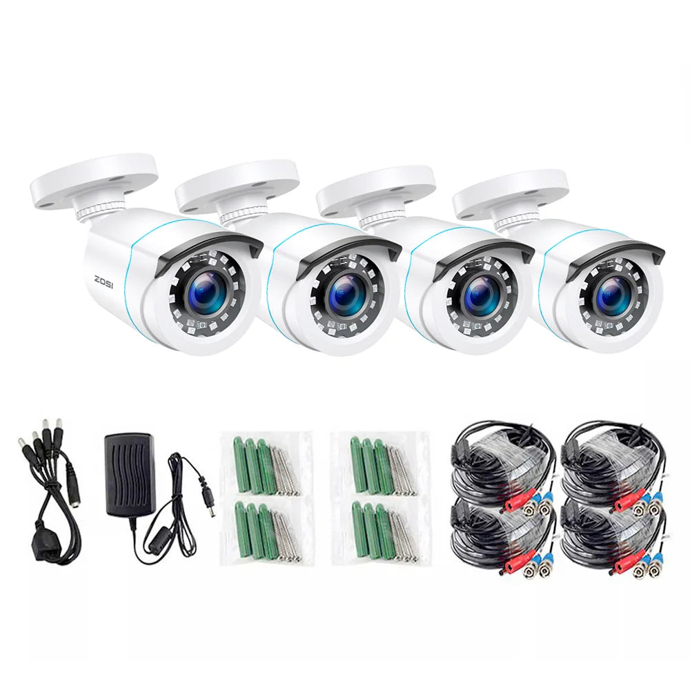 ZOSI 1080P TVI Indoor Outdoor Security Cameras for CCTV DVR