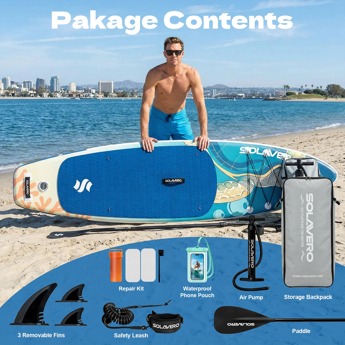 NEBMAAX Inflatable Stand Up Paddle Board With Premium Accessories