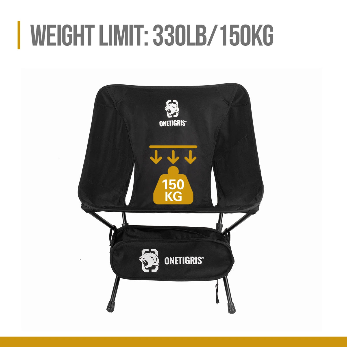 OneTigris Ultralight Folding Camping Chair Portable Outdoor