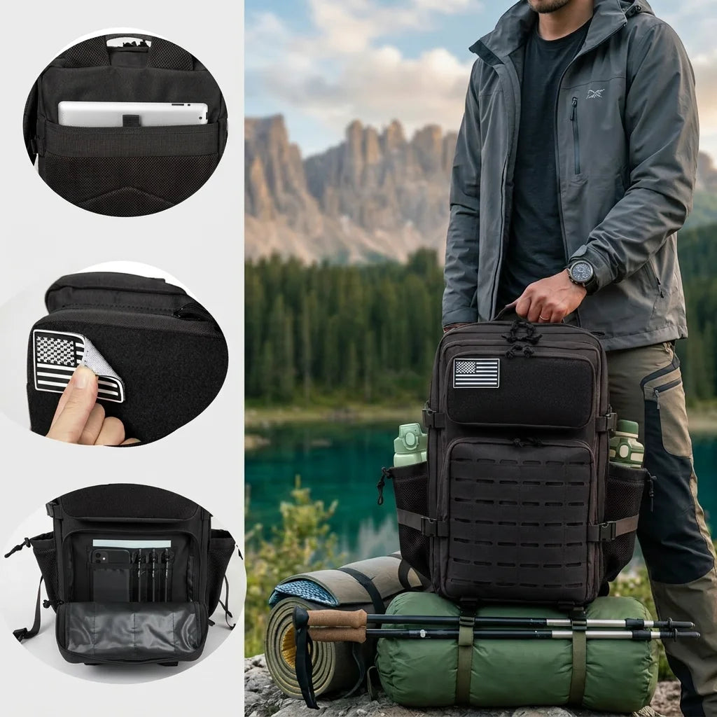 ReFire Gear Tactical Hunting Backpack With MOLLE Webbing