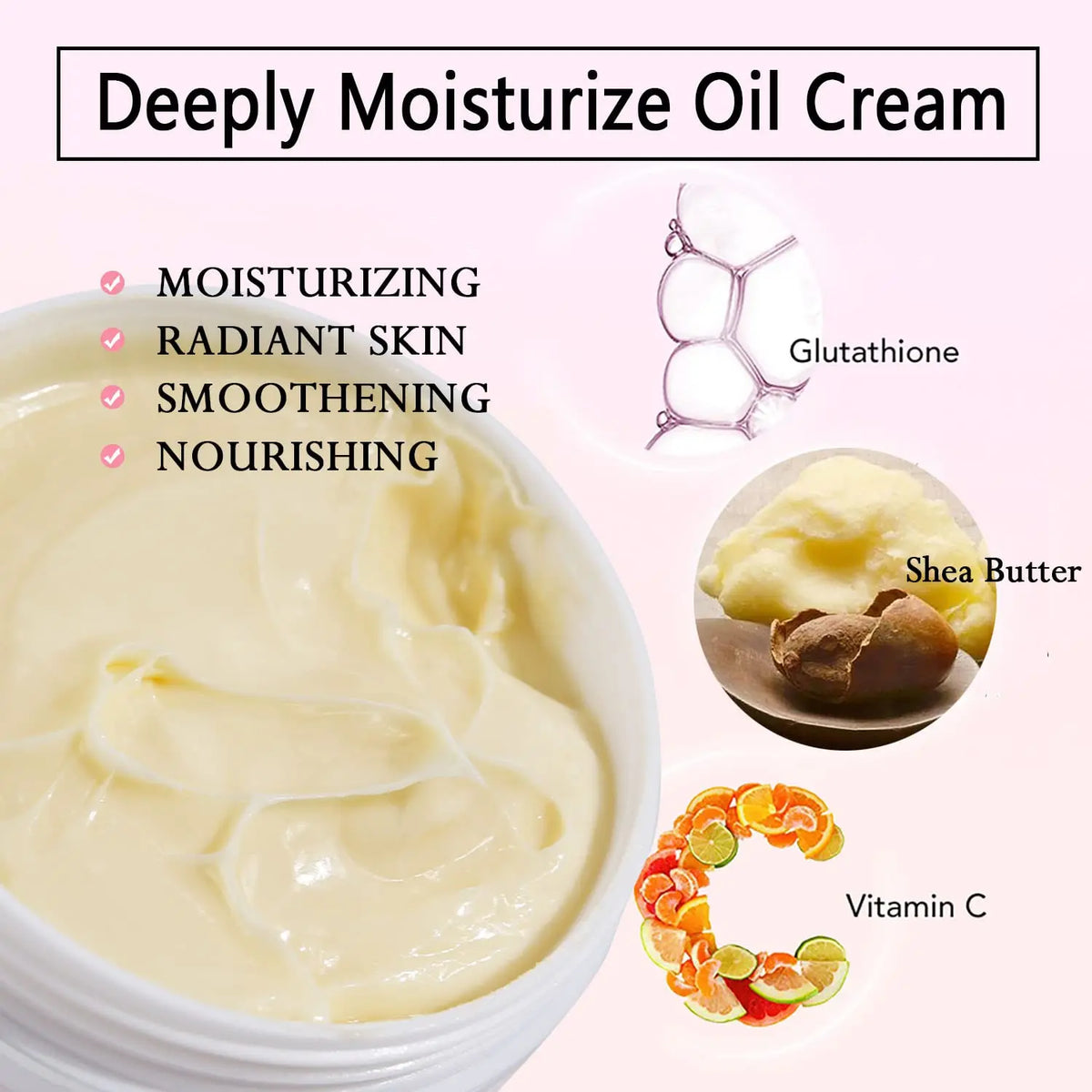 AILKE Whitening Lightening Cream Face Body Shea Butter Hydrating Moisturizer