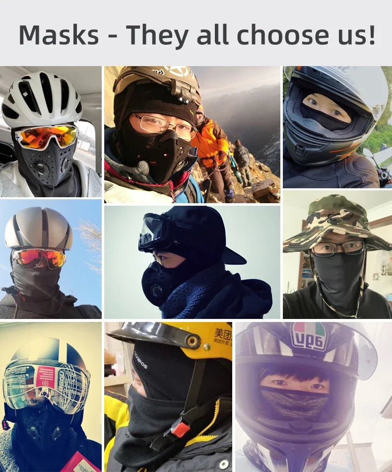 Rockbros Winter Cycling Balaclava Thermal Windproof Face Mask