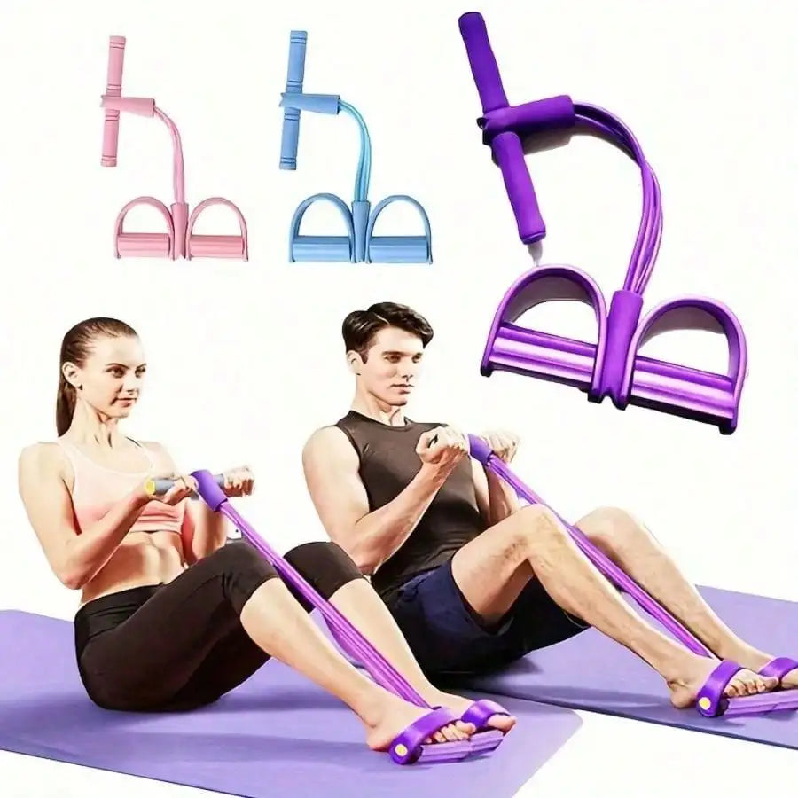Upgraded Resistance Bands With Comfortable Grip For Home Fitness