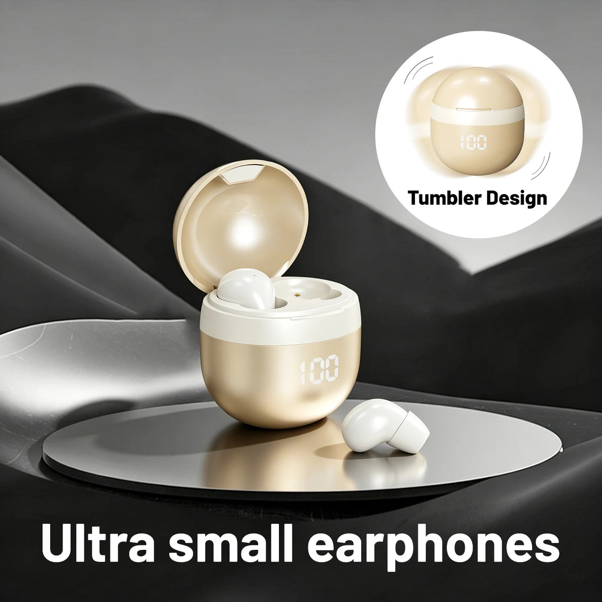 SHUKE Wireless Bluetooth Sleep Earbuds With Active Noise Cancellation