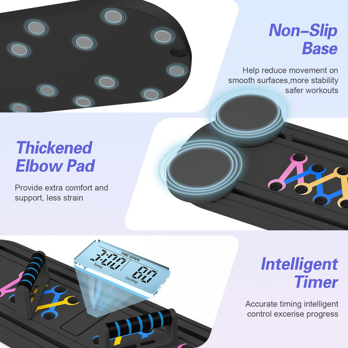 Multifunctional 15 In 1 Abdominal Pilates Board For Core Workouts