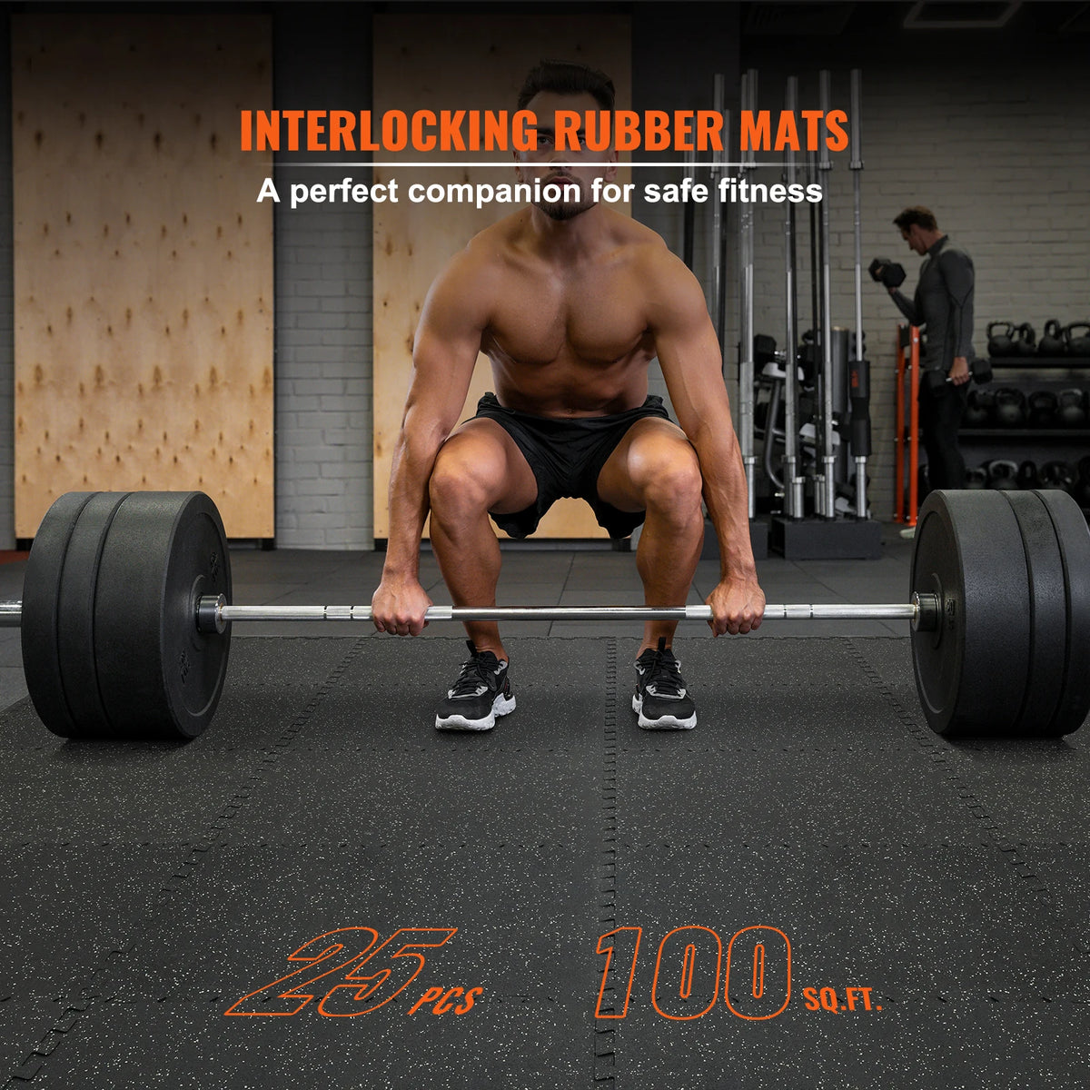 SucceBuy Interlocking Eva Foam Gym Floor Mats Waterproof Design