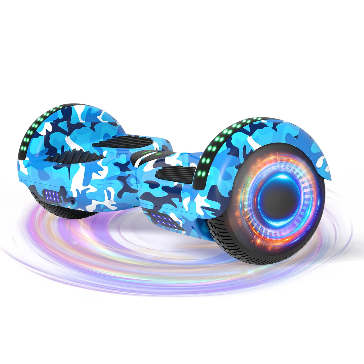 Commugo Self Balancing Hoverboard With Bluetooth Speaker And LED Lights
