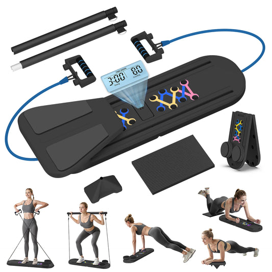Multifunctional 15 In 1 Abdominal Pilates Board For Core Workouts
