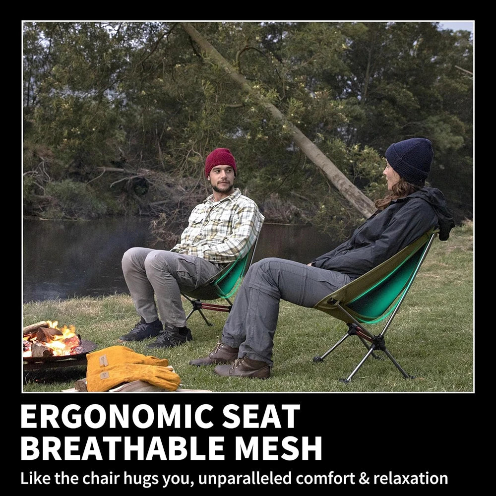 Naturehike Portable Folding Camping Chair With Anti Sinking Feet