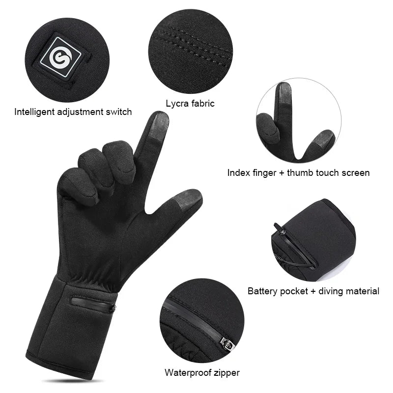 Savior Heat Rechargeable Heated Gloves For Men And Women