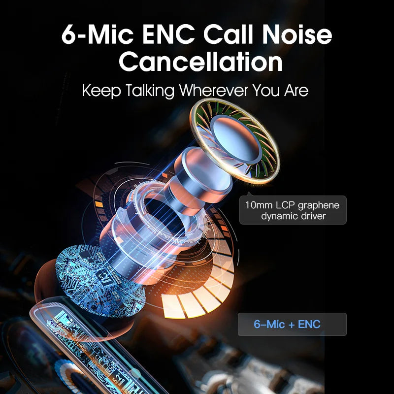 QCY MeloBuds ANC Wireless Earbuds With Noise Cancellation