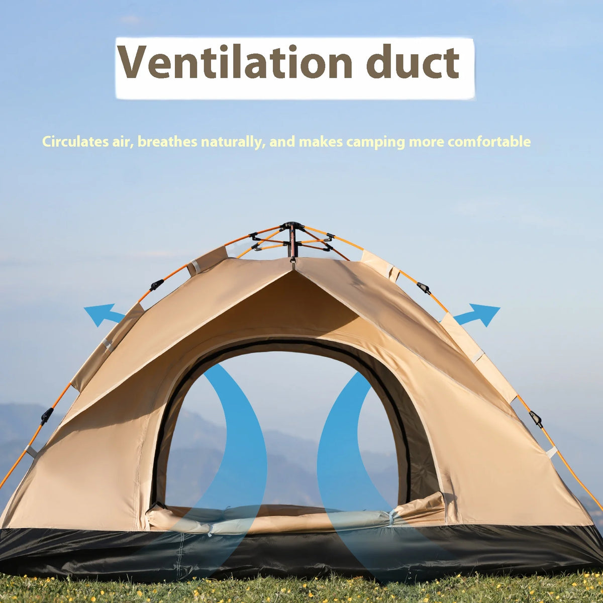 Pakicetus Instant Automatic Sun And Rain Camping Shelter