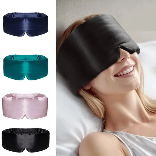 Soft Cotton 3D Sleep Mask Light Blocking Travel Eye Shade