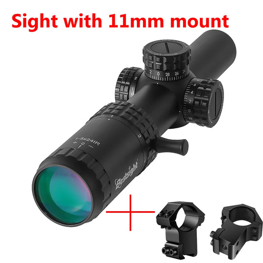 Bestsight Waterproof Tactical Rifle Scope With Illuminated Reticle