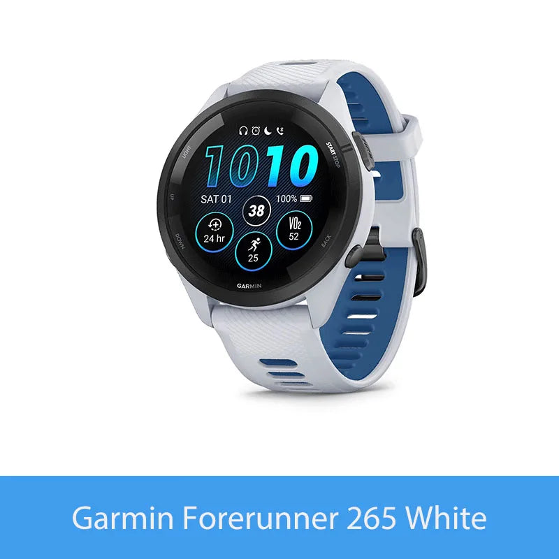 Garmin Forerunner 265 GPS Smartwatch Amoled Screen Heart Rate Sensor