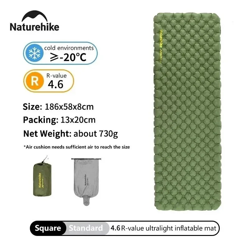 Naturehike Ultralight Insulated Inflatable Sleeping Pad For Outdoor Camping