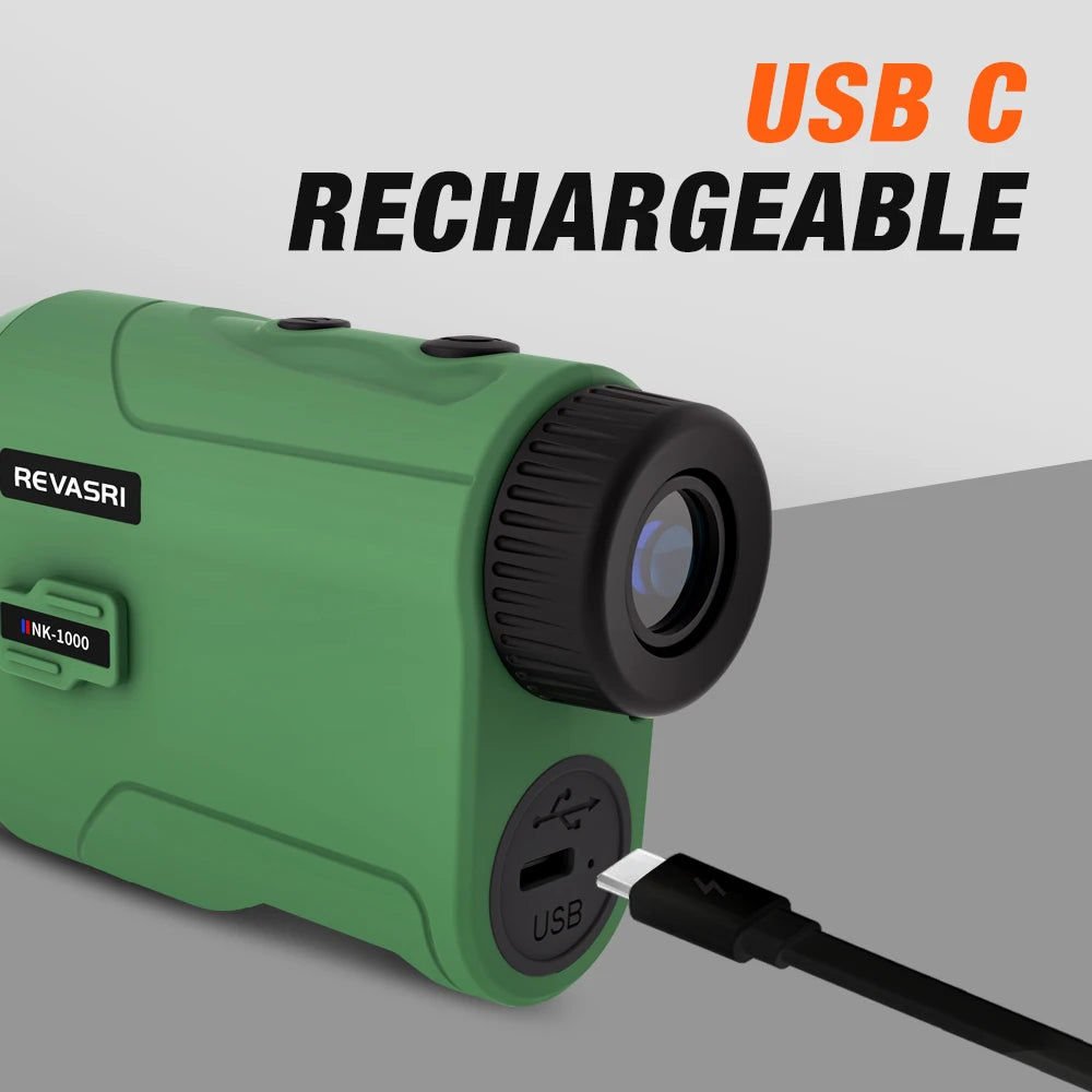 Revasri 1000M Laser Rangefinder For Hunting And Golf Sports