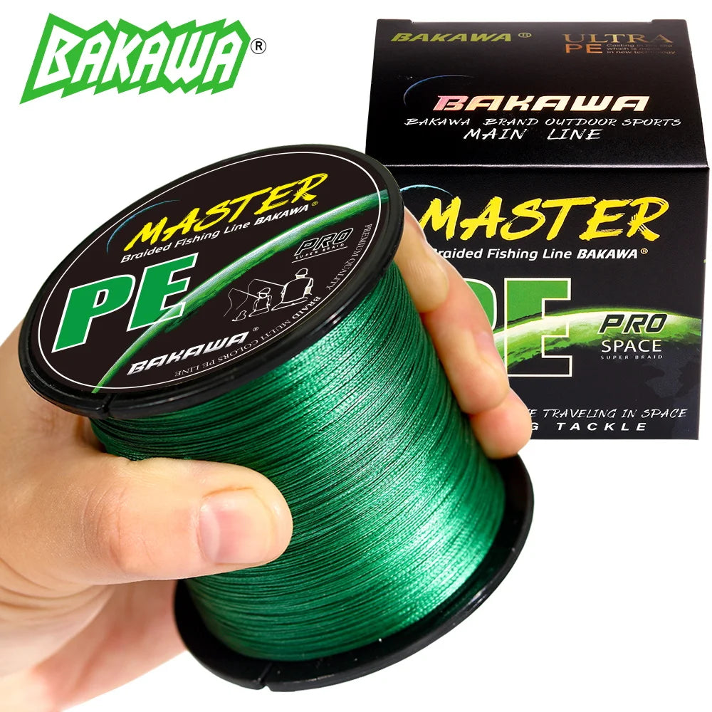 Bakawa Braided PE Fishing Line For Saltwater And Carp Angling