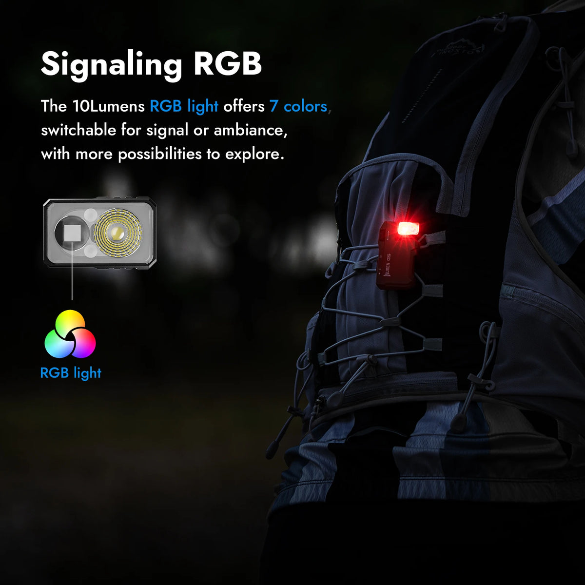 WUBEN G5 Magnetic LED EDC Flashlight With USB Rechargeable Keychain