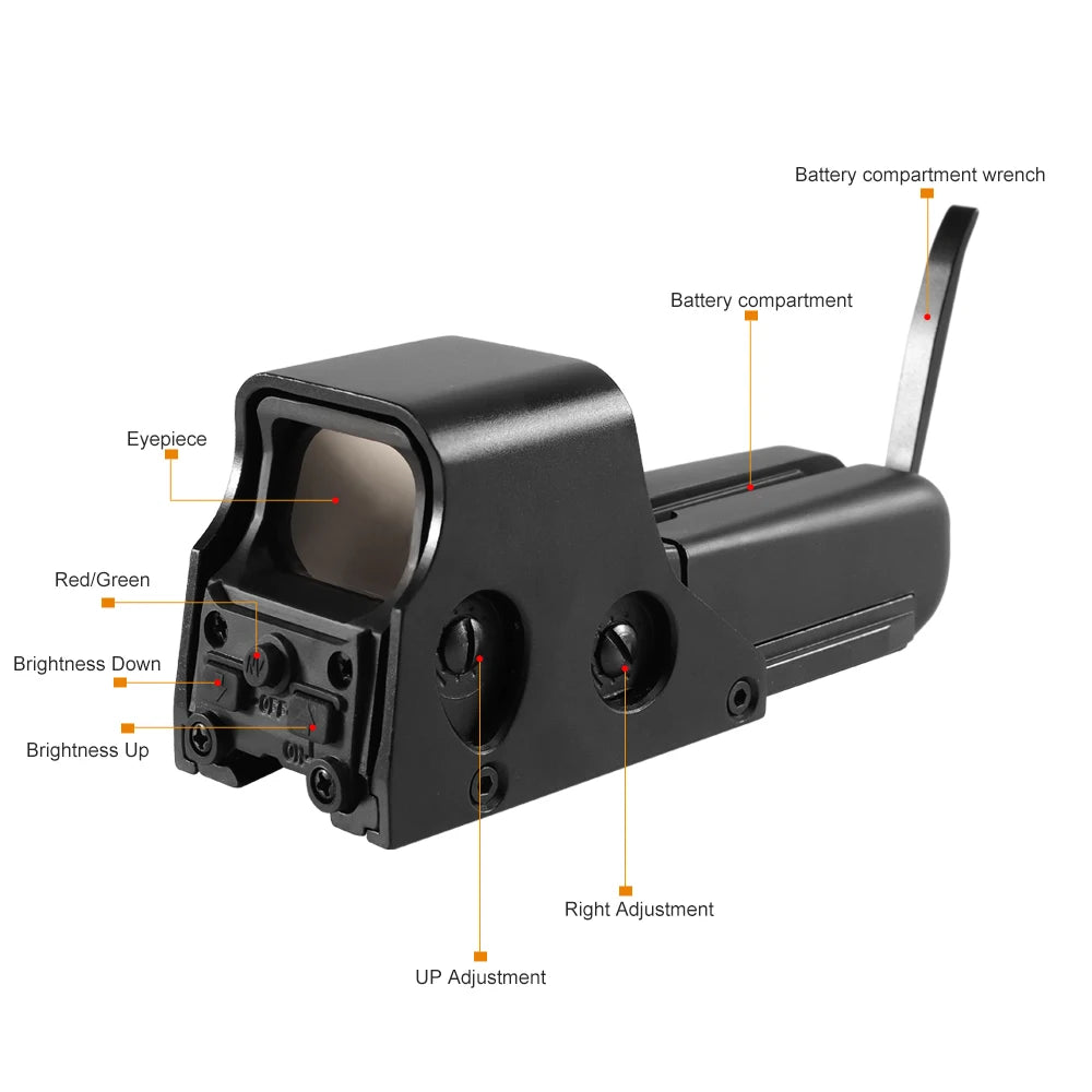 Bestsight Red And Green Dot Hunting Reflex Sight Scope