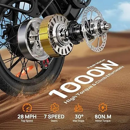 Urlife 1000W High Performance Electric Bicycle For City Commutes