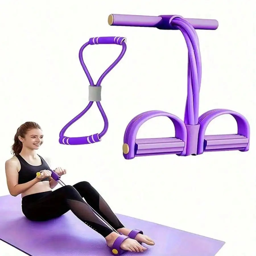 Upgraded Resistance Bands With Comfortable Grip For Home Fitness