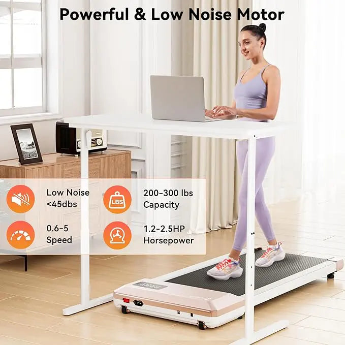 Superun 2In1 Walking Treadmill With App And Remote Control