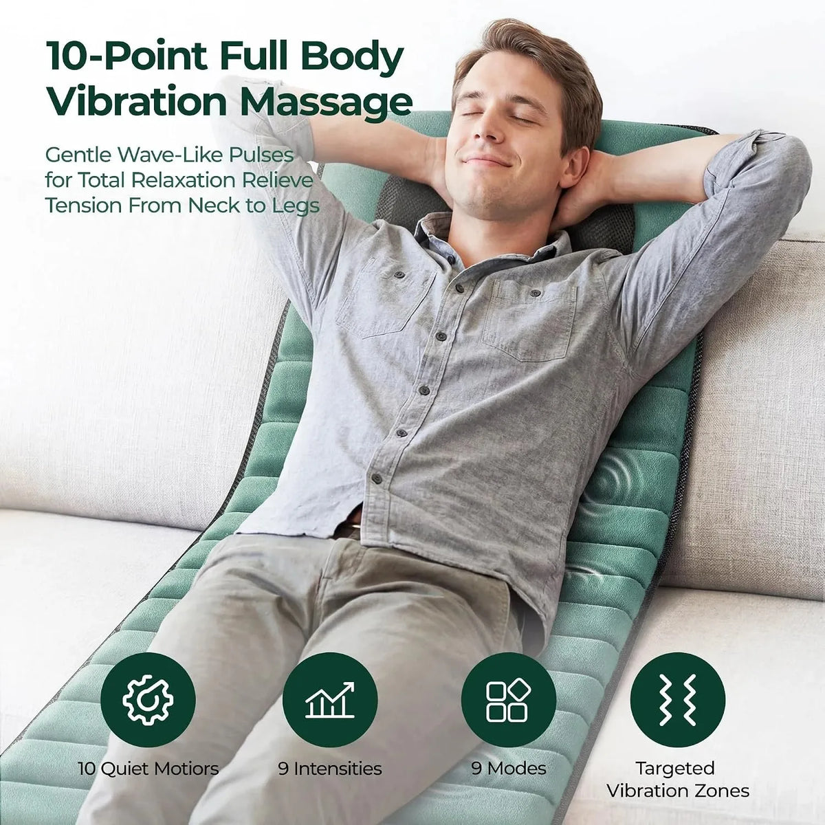Homemassa Full Body Vibration Massage Pad For Muscle Relief