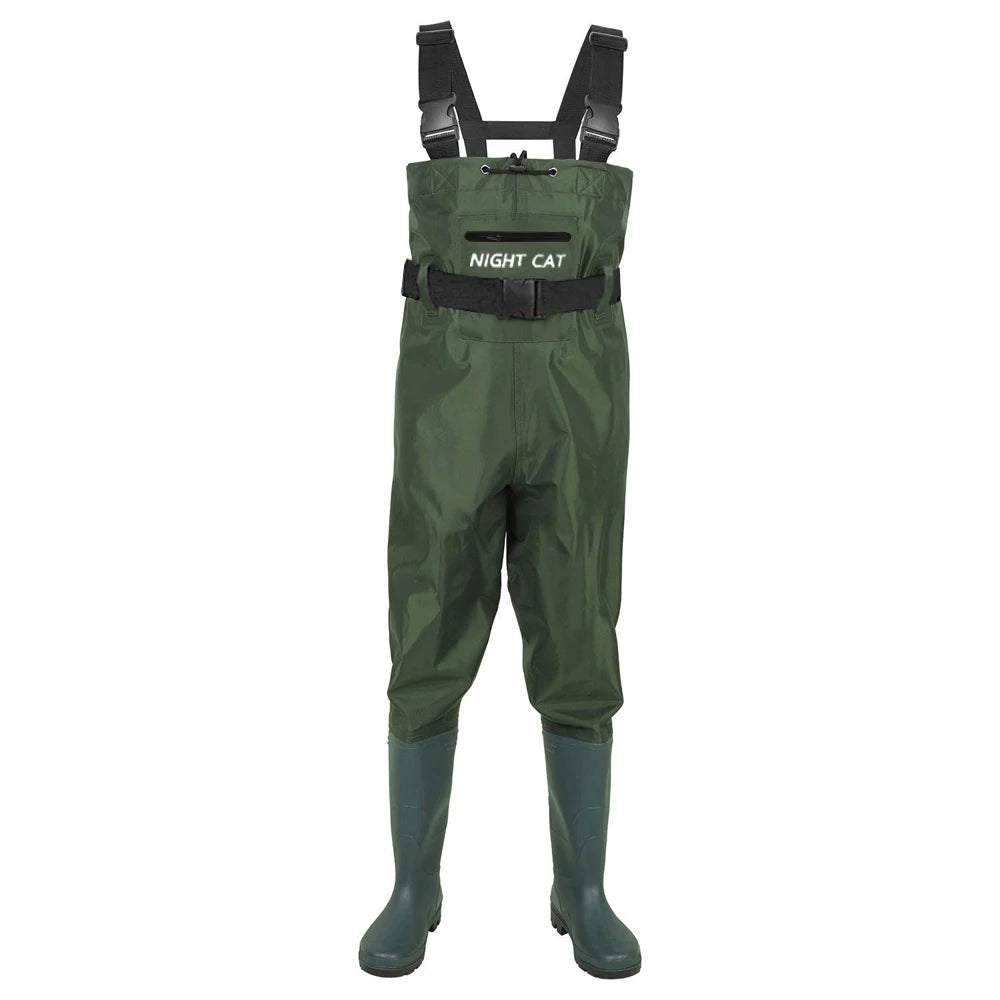 Night Cat Waterproof Hunting Fishing Chest Wader Breathable Nylon