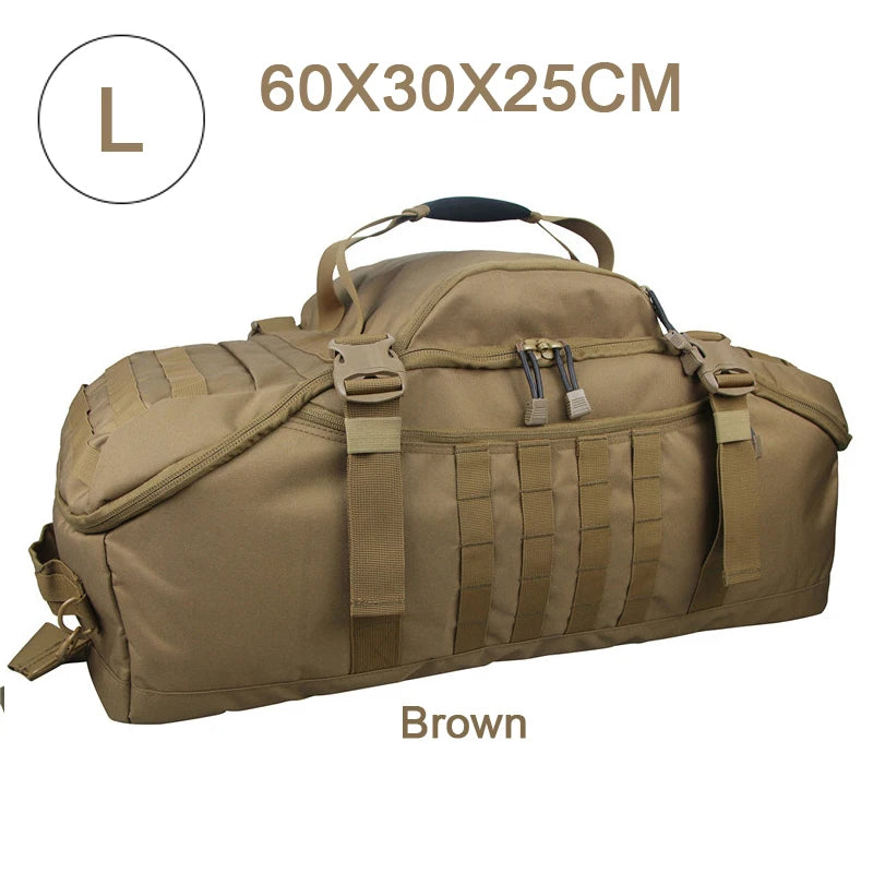 LQARMY Versatile Travel Duffel Bag Waterproof Polyester Weekender