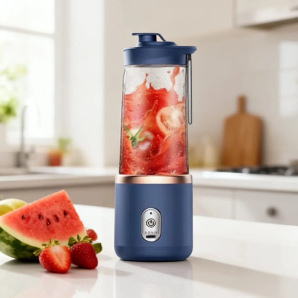 Portable USB Rechargeable Blender Cup for Smoothies and Shakes