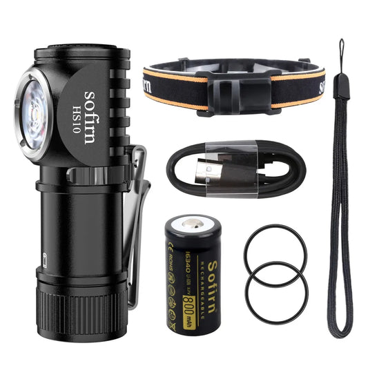 Sofirn HS10 Rechargeable LED Headlamp With Magnetic Tail